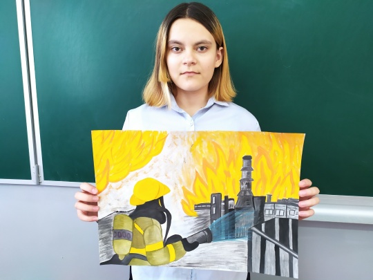 Конкурс детского рисунка, посвящённый ликвидаторам Чернобыльской АЭС.